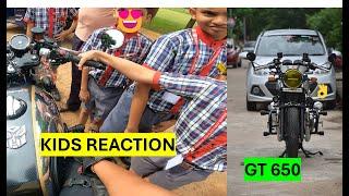 KIDS WANTS GT 650 THROTTLE - KIDS REACTION