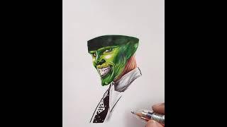 Jim carrey- the mask... #the mask #themask #jimcarrey #hollywood #mask #penart