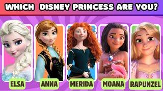 WHICH DISNEY PRINCESS ARE YOU?  | Disney Quiz | Personality Test