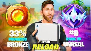 Bronze to Unreal Console Ranked Reload Speedrun (Fortnite 120FPS)