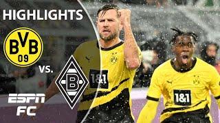 Borussia Dortmund vs. Borussia Mönchengladbach | Bundesliga Highlights | ESPN FC