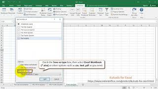 How to save just one worksheet in a workbook in Excel?