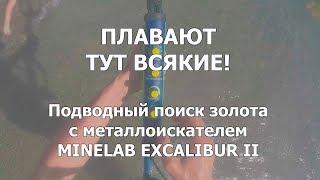 Плавают тут всякие! - Подводный поиск золота с Minelab Excalibur II