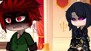 how dare you! [demon king tanjiro AU][future AU] (Gacha club) ||kny AU||