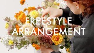 How To Make a Freestyle Flower Arrangement | FLORA LUX