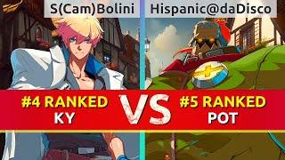 GGST ▰ S(Cam)Bolini (#4 Ranked Ky) vs Hispanic@daDisco (#5 Ranked Potemkin). High Level Gameplay