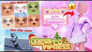 NEW CHRISTMAS CODES, ICE SKATING & MORE SNEAK PEAKS COMING to the DRESS TO IMPRESS CHRISTMAS UPDATE!