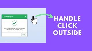 Ep 3: Handle click outside || 9 useful code snippets for everyday JavaScript development.