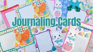 Making Journaling Cards | Journal Spots | Easter Spring paper crafting