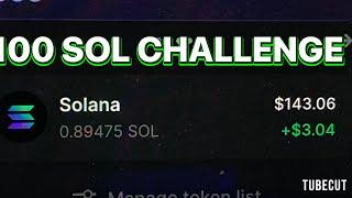 1 SOL TO 100 SOL MEME COIN BONK BOT TRADING CHALLENGE