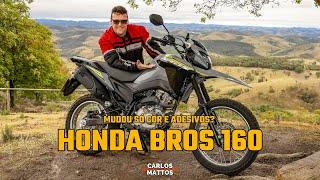 Honda Bros 160 2025 - Será que foi só adesivos e cores?