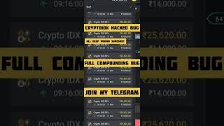 binomo trading cryptoidx hacked bug full compounding chipest price sale bug join my telegram channel