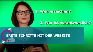 Eine Website erstellen und pflegen - so geht's!