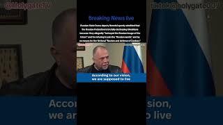 Russian State Duma deputy Borodai openly admitted that the Russian Federation is brutally destroying