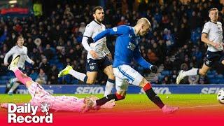 Rangers 1-0 Dundee - Best of the action as the light blues leapfrog Aberdeen into second place