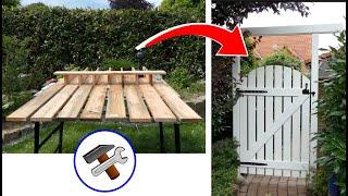 Wooden Garden Gate | How to Build a Fence Wooden Door DIY