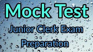 Mock Test - Junior Clerk Exam Preparation ll CSEB Rank Maker