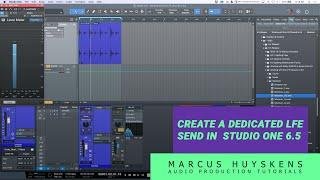 Working with the LFE Channel in PreSonus Studio One - Part 1