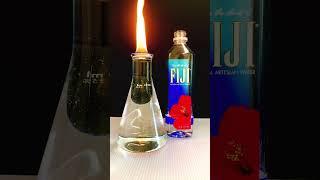 How to Burn Water  #shorts #chemistry #chemicalreaction #magic