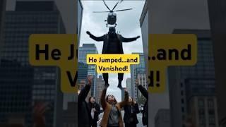 Masked Man Jumps From Helicopter – Then Disappears Before Landing!