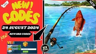 NEW FISHING CLASH GIFT CODE FOR 24-AUGUST 2024 || FISHING CLASH CODES