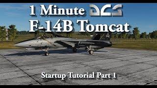 1 Minute DCS - F-14B Tomcat - Startup Tutorial Part 1