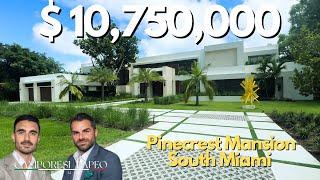 Showing a Pinecrest Mega Mansion in Miami