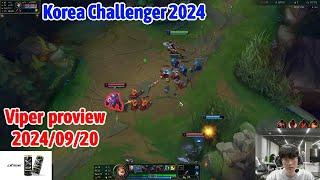 Viper proview 2024/09/20 jinx smolder Korea challenger | Viper第一视角