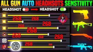 Free Fire Max Auto Headshot Trick 2025 Sensitivity | 2gb, 4gb, 6gb Ram Headshot Sensitivity Setting