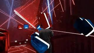 Beat Saber Butterfly - Digimon OP expert+, recorded using MRC + OBS + Quest