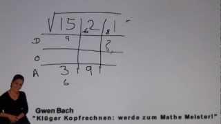 vedische Mathematik - Wurzel ziehen