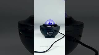 Velador Proyector de Estrellas con Parlante Bluetooth – Luz LED RGB y Ambiente Relajante 