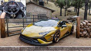 1300HP Lamborghini Huracan Tecnica - Forza Horizon 5 | Logitech G923 Steering Wheel