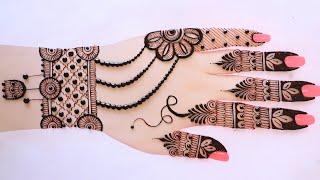 Latest Easy Backhand Mehandi design |Simple Mehandi design |Mehndi designs |Mehandi ka design Henna