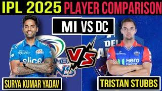 IPL 2025 - Surya Kumar Yadav Vs Tristan Stubbs Comparison Video