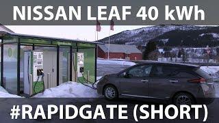 New Nissan Leaf 40 kWh #rapidgate short version