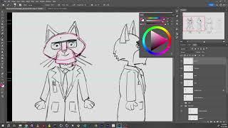 Character Design Turnaround Part III - Turnaround with Character (Photoshop)