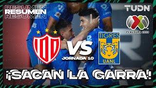 Resumen y goles | Necaxa vs Tigres | CL2023 - Liga Mx J10 | TUDN