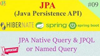 Spring Boot Data JPA Native and Named or JPQL query | #09