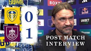 Daniel Farke reaction | Leeds United 0-1 Burnley | EFL Championship