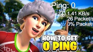 HOW TO GET ZERO PING | HOW TO LOWER YOUR PING | FORTNITE CHAPTER 3 SEASON 4