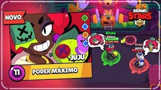 JOGUEI COM a JUJU, a NOVA BRAWLER MITICA do BRAWL STARS e ELA é MELHOR DO QUE VOCÊ IMAGINA!