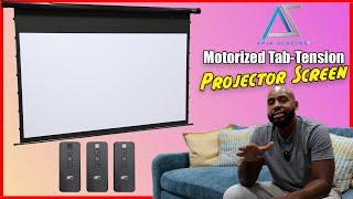 Akia Screens Motorized Tab-Tension Series: The Perfect Projection Solution