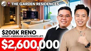 The Garden Residences - 4-Bedroom with Private Lift @ Serangoon North View |$2,600,000|Melvin&Lyndon