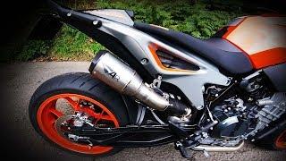 KTM 790 Duke Austin Racing Slip on | NO DB KILLER | No Wind Noise!