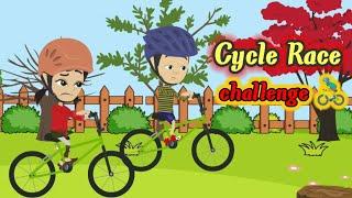 Bacchon ki cycle race ‍️ |  hindi kahaniya | hindi stories | moral stories | ToonsCart Hindi