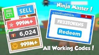 All Working Codes for Ninja Master! | (Roblox)