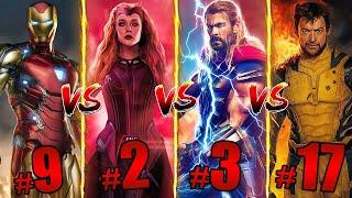 Ranking EVERY Single Hero in the MCU From Weakest to Strongest! | Who's Really the Most Powerful?