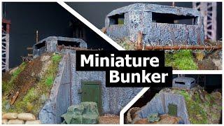 Miniature Underground Bunker for Wargaming Terrain and Tabletop Games