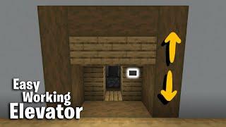 How to Make a working Elevator in Minecraft 1.17 (easy)